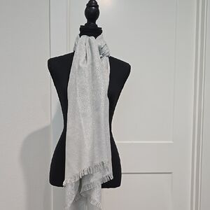 Elegant Silver Scarf